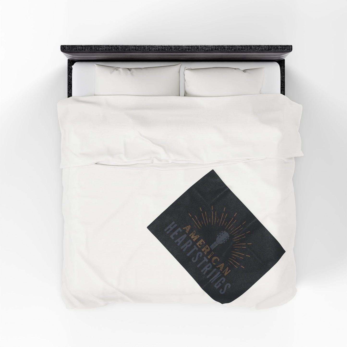 American Heartstrings Velveteen Plush Blanket