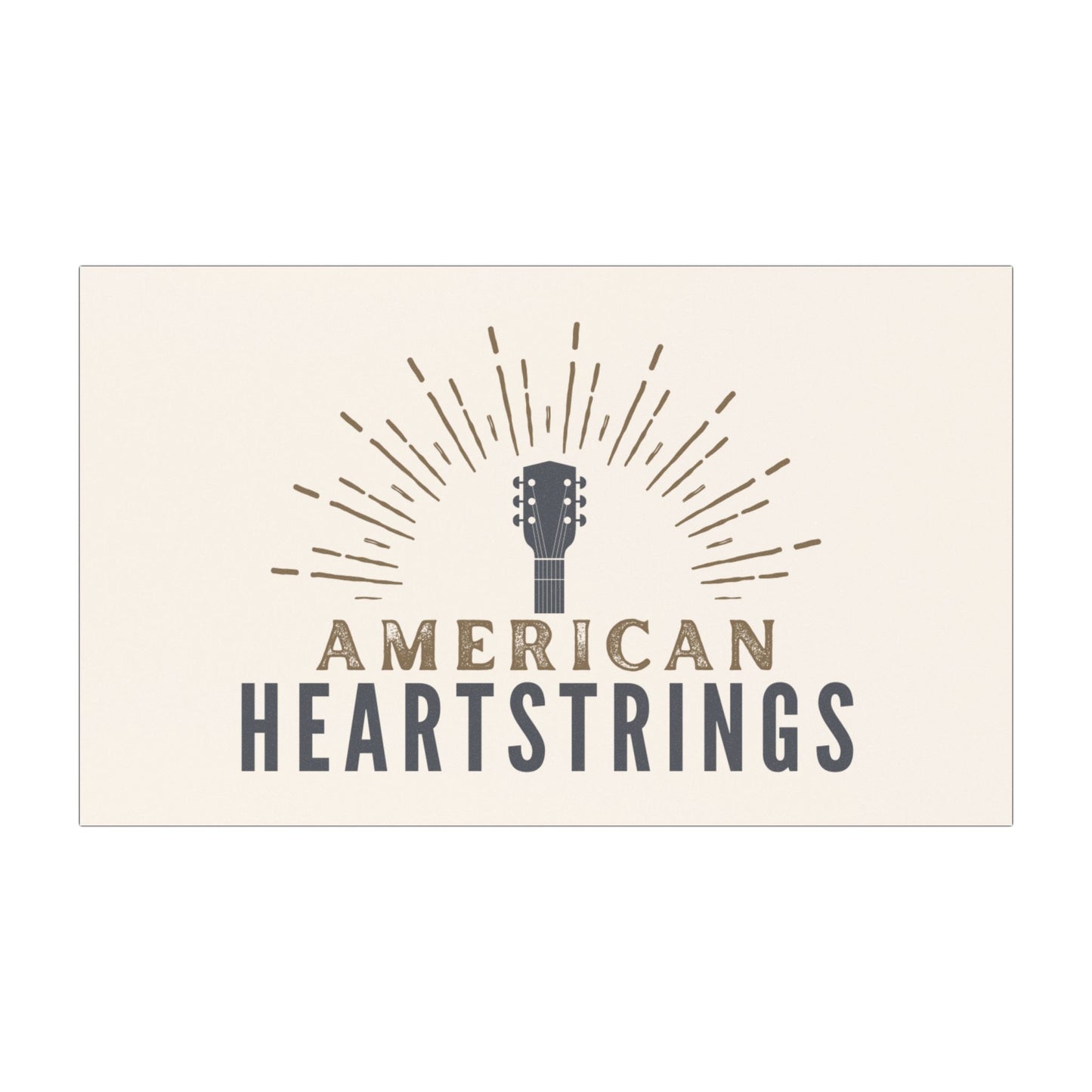 American Heartstrings Car Magnet