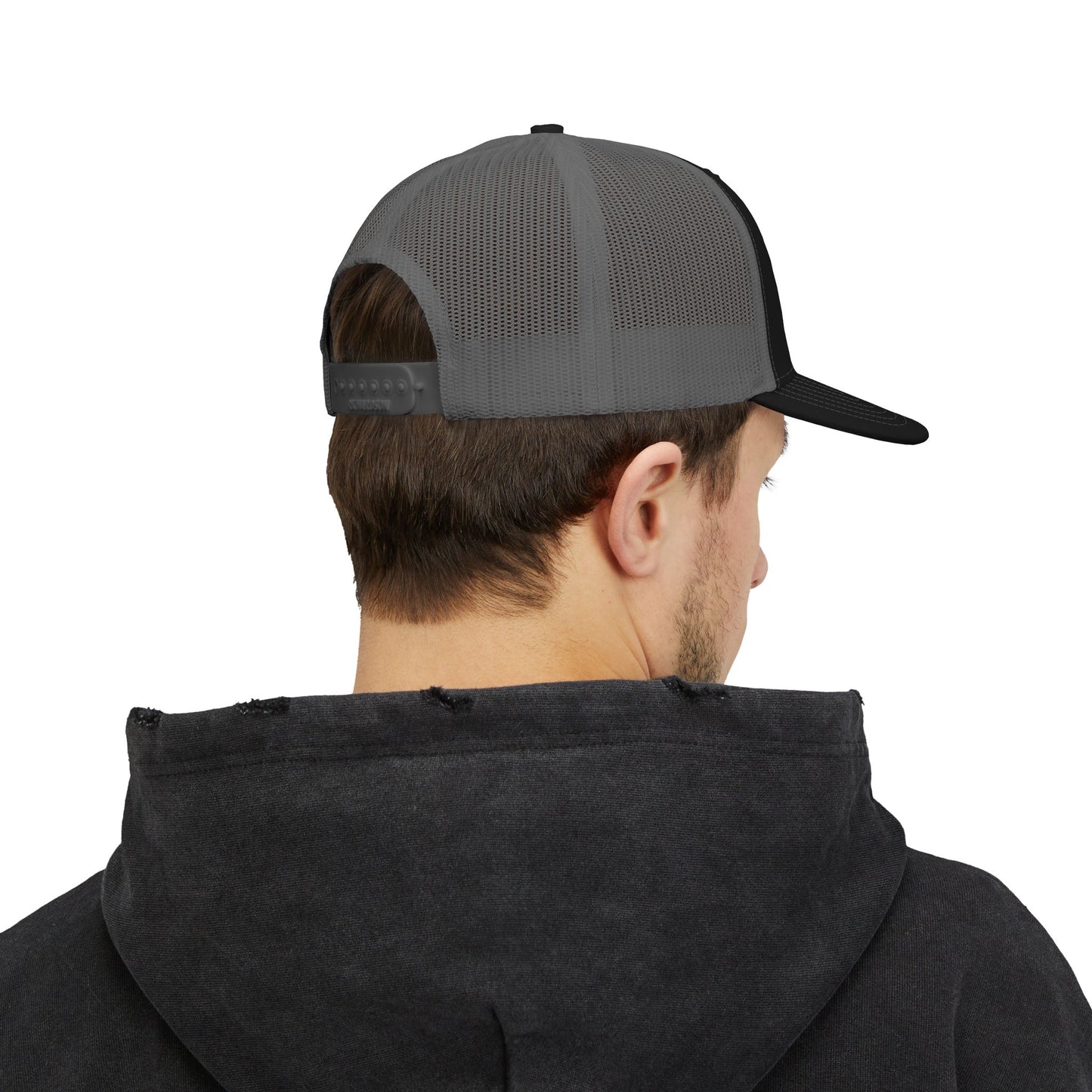 Embroidered Shielded Threads Snapback Trucker Cap