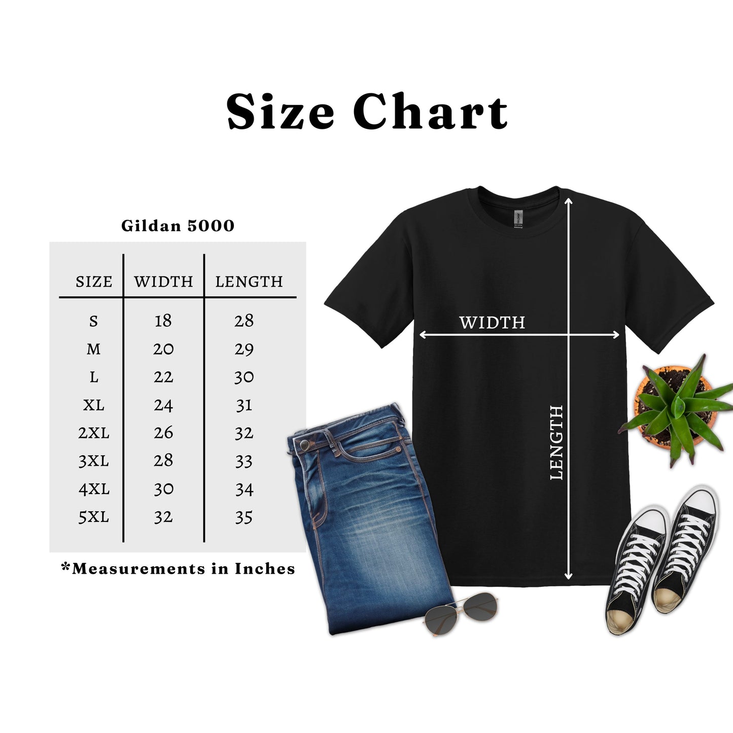 FULLY CUSTOMIZABLE Gildan Heavy Cotton Tee
