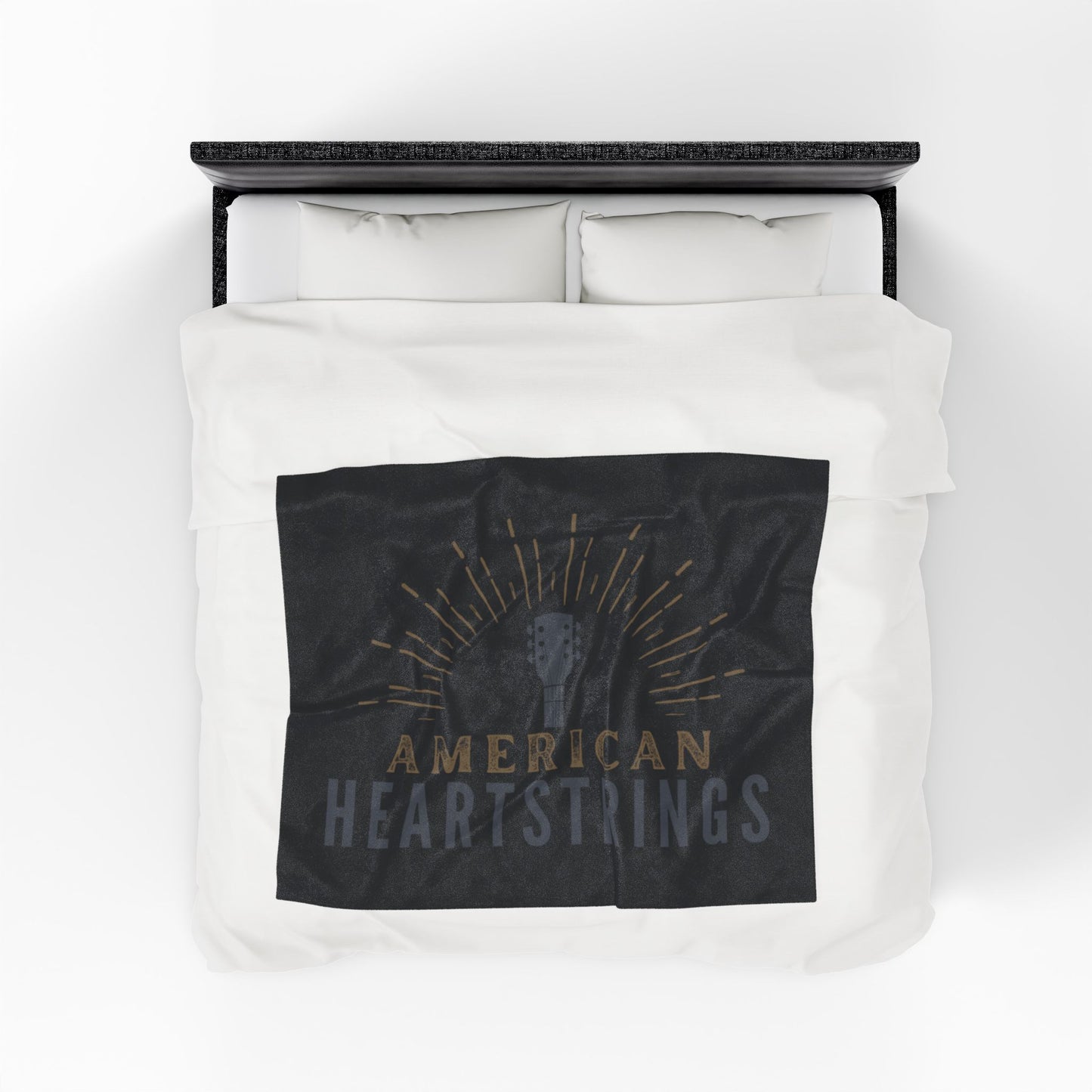 American Heartstrings Velveteen Plush Blanket