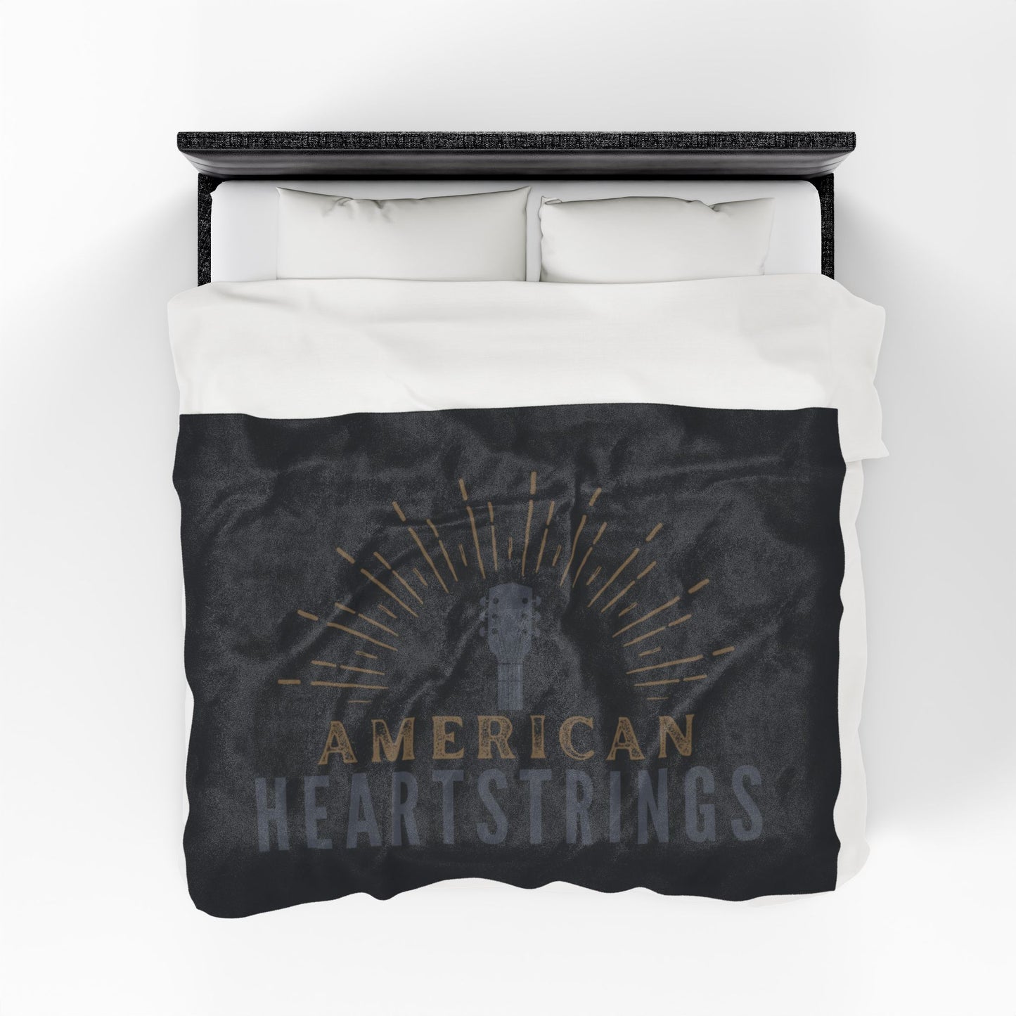 American Heartstrings Velveteen Plush Blanket