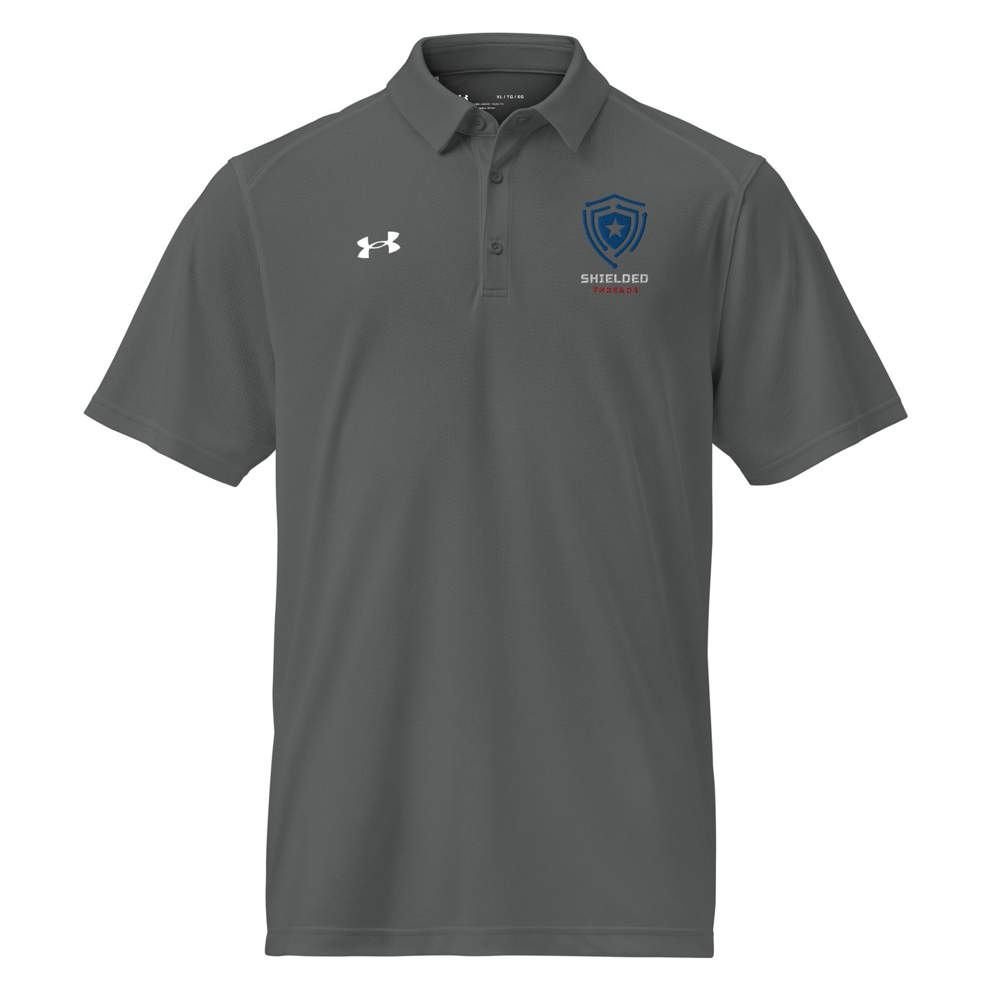 Shielded Threads Under Armour® men's polo