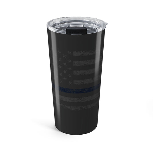 Ghost Blue Line Tumbler