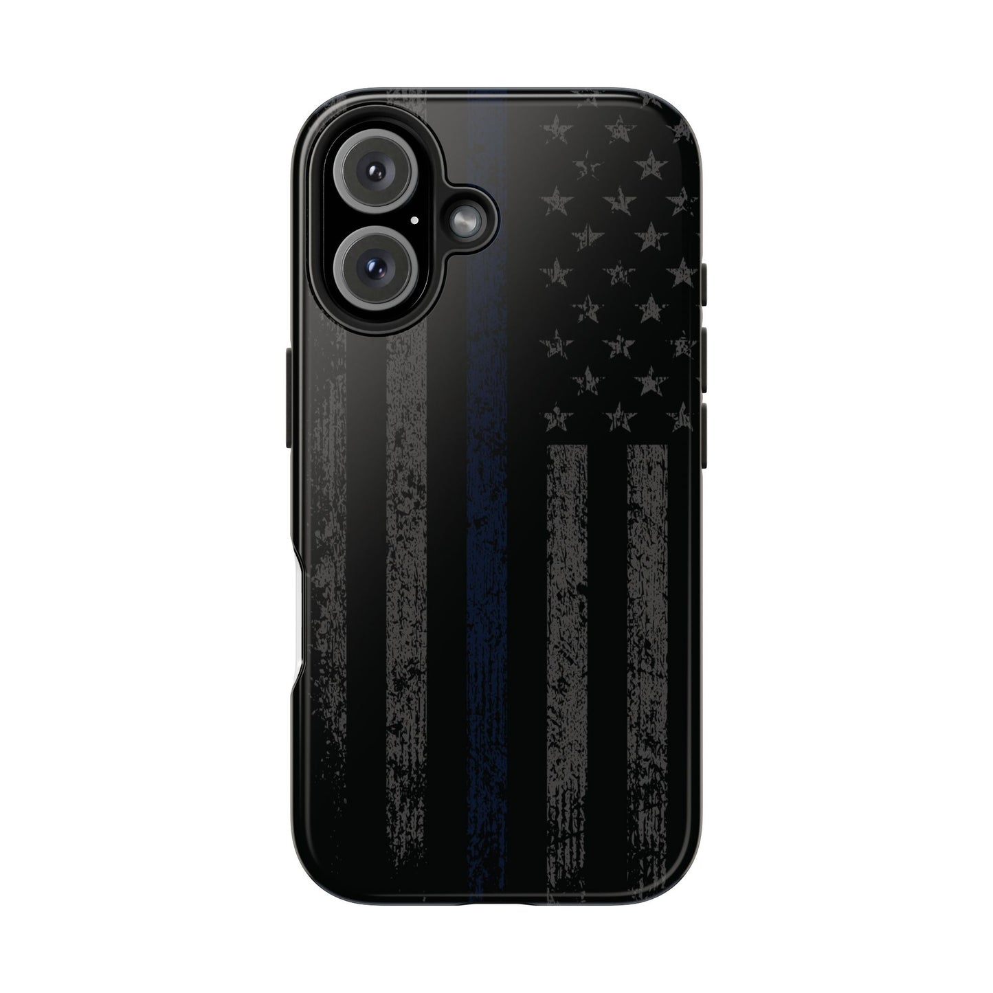 Phone Case - Made for the Mission Tough Case - Blue Line American Flag