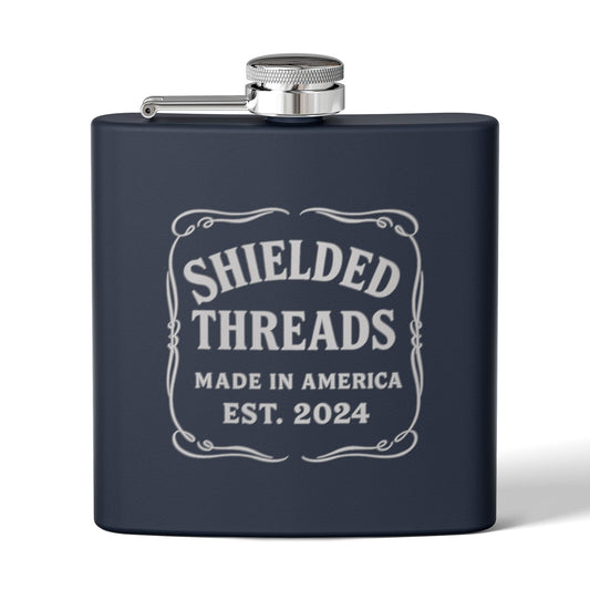 Vintage ST Stainless Steel Flask, 6oz