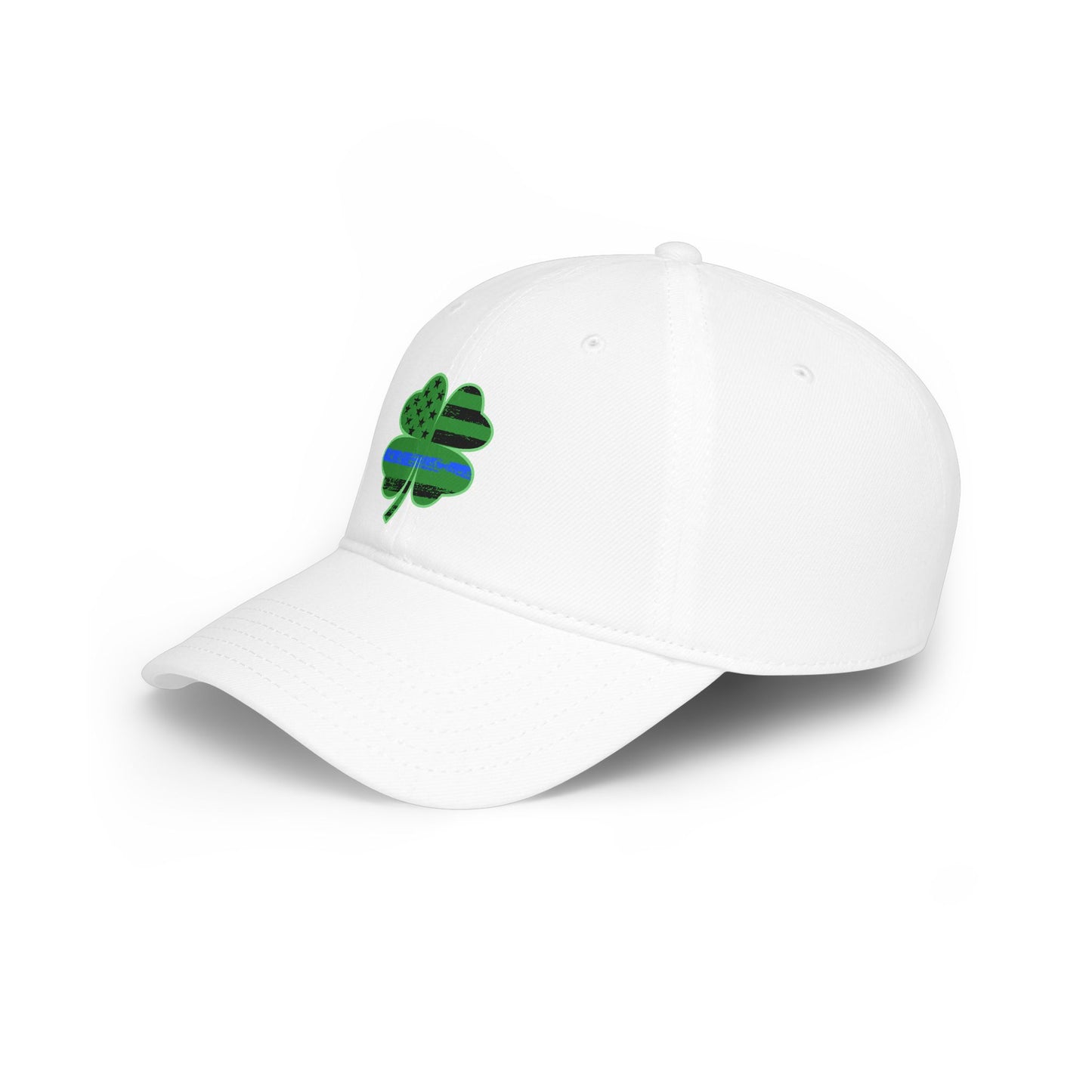 Blue Line Shamrock Baseball Hat