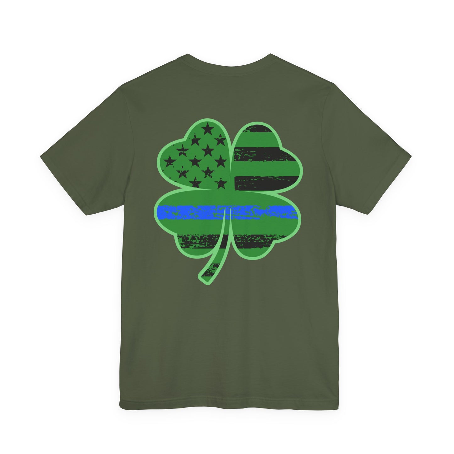Thin Blue Line Shamrock Tee