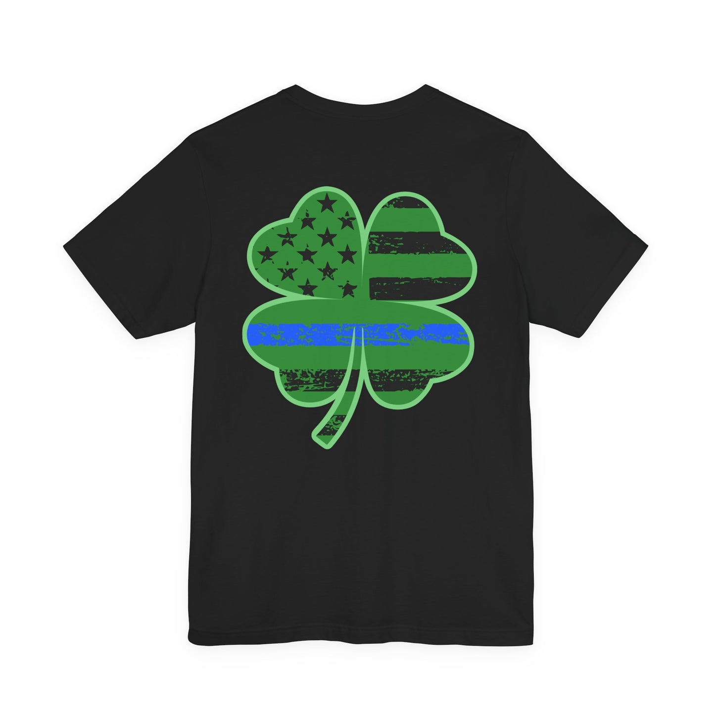 Thin Blue Line Shamrock Tee