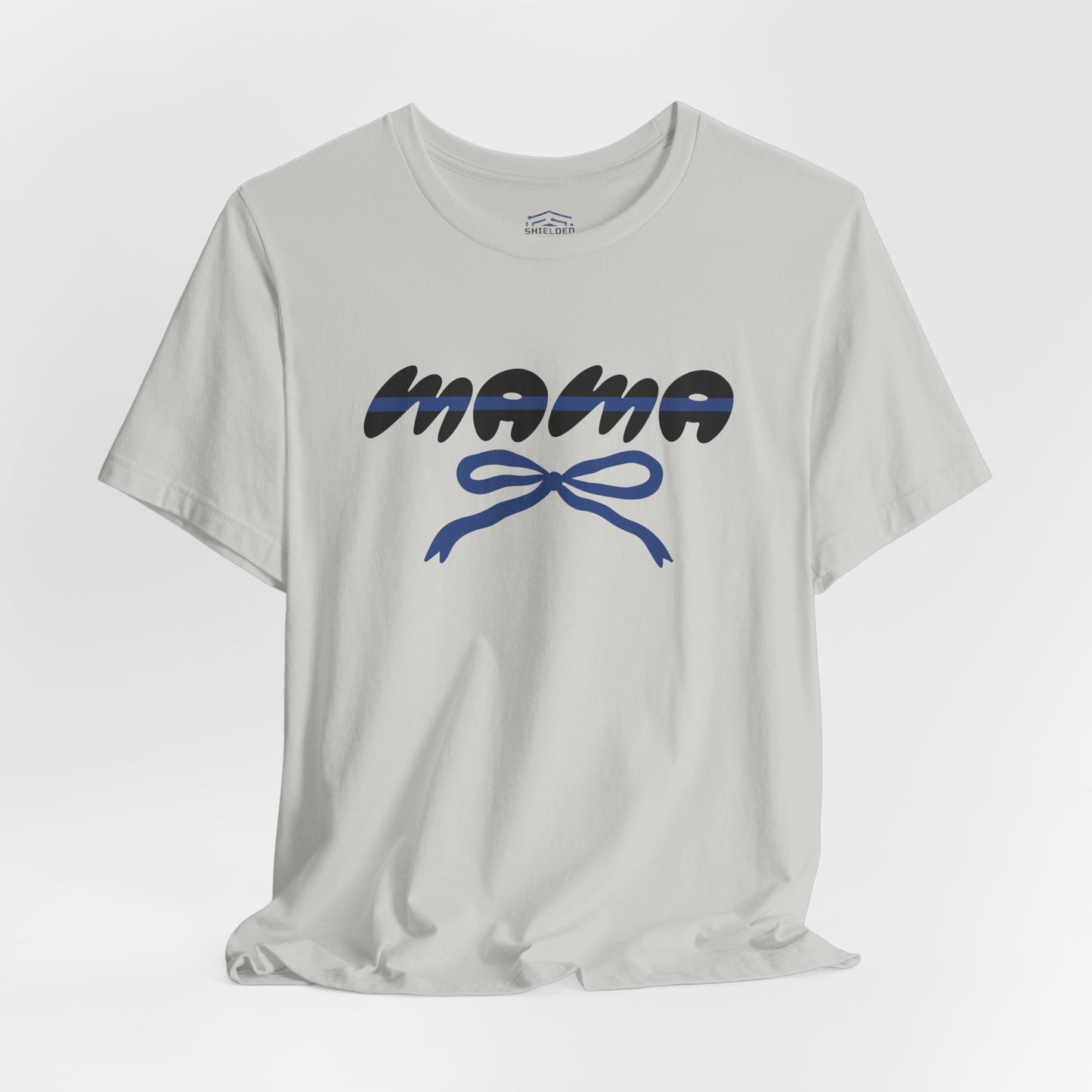 Blue Line Bow Mama Tee