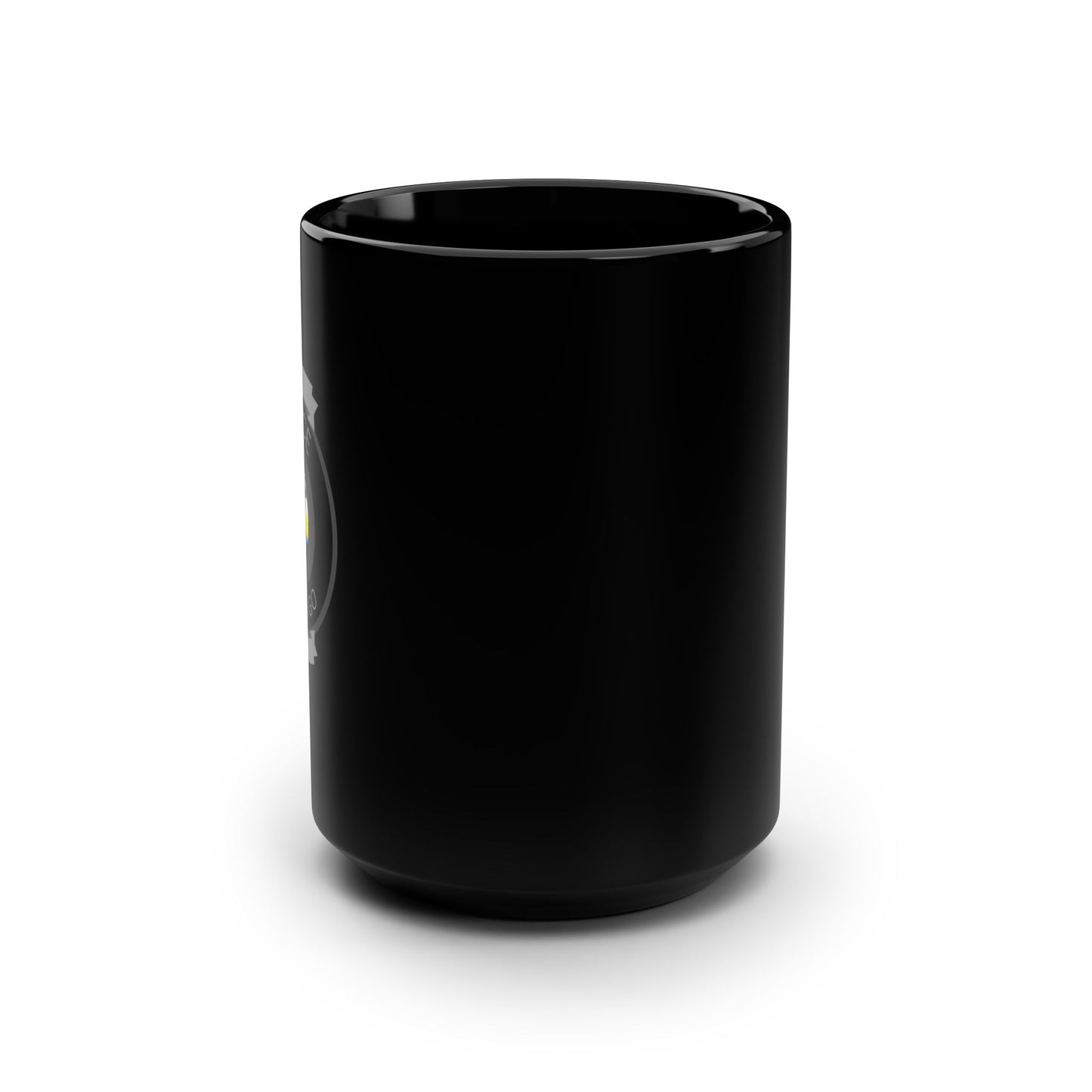 15oz Black Coffee Mug