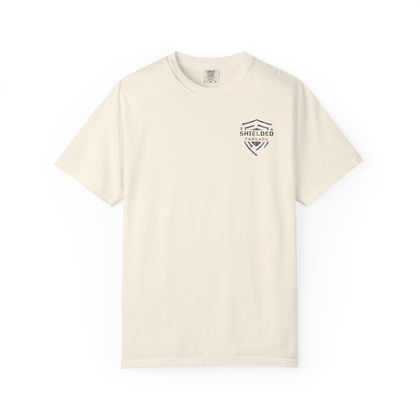 Thin Blue Line Flag T-Shirt — Distressed USA Police Support Tee