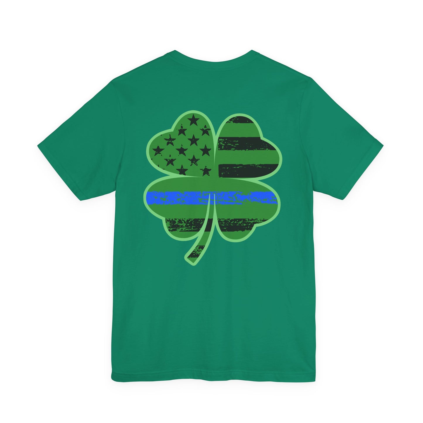 Thin Blue Line Shamrock Tee