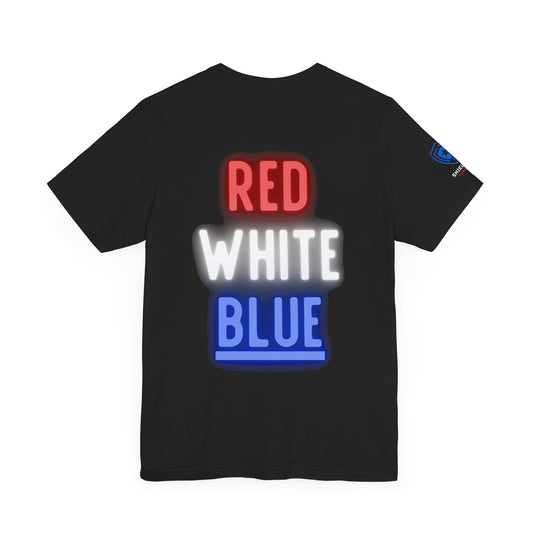 Red, White, and Blue Line Tee
