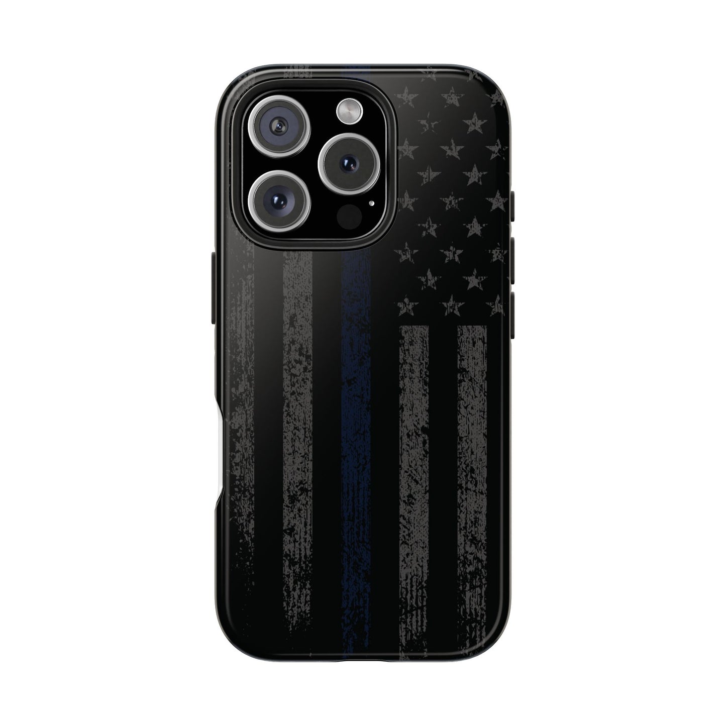 Phone Case - Made for the Mission Tough Case - Blue Line American Flag