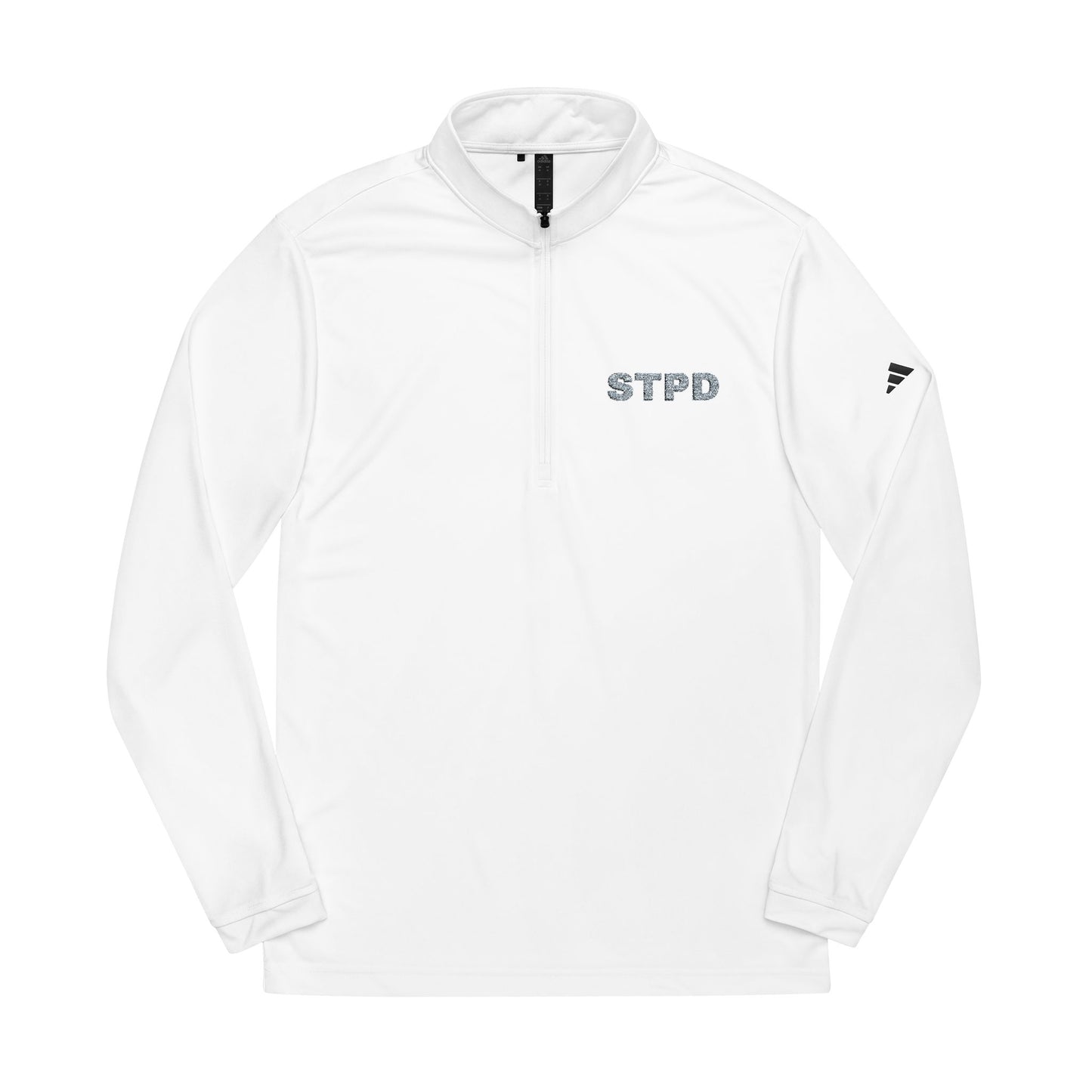 Embroidered Adidas® Quarter-Zip Pullover