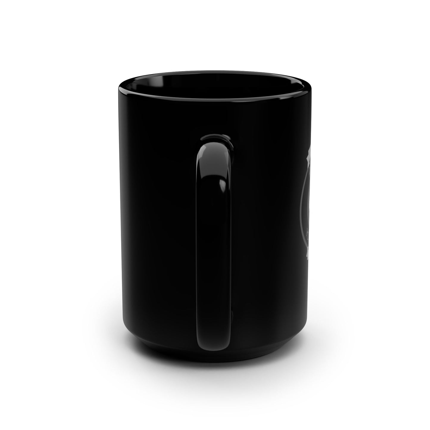 15oz Black Coffee Mug