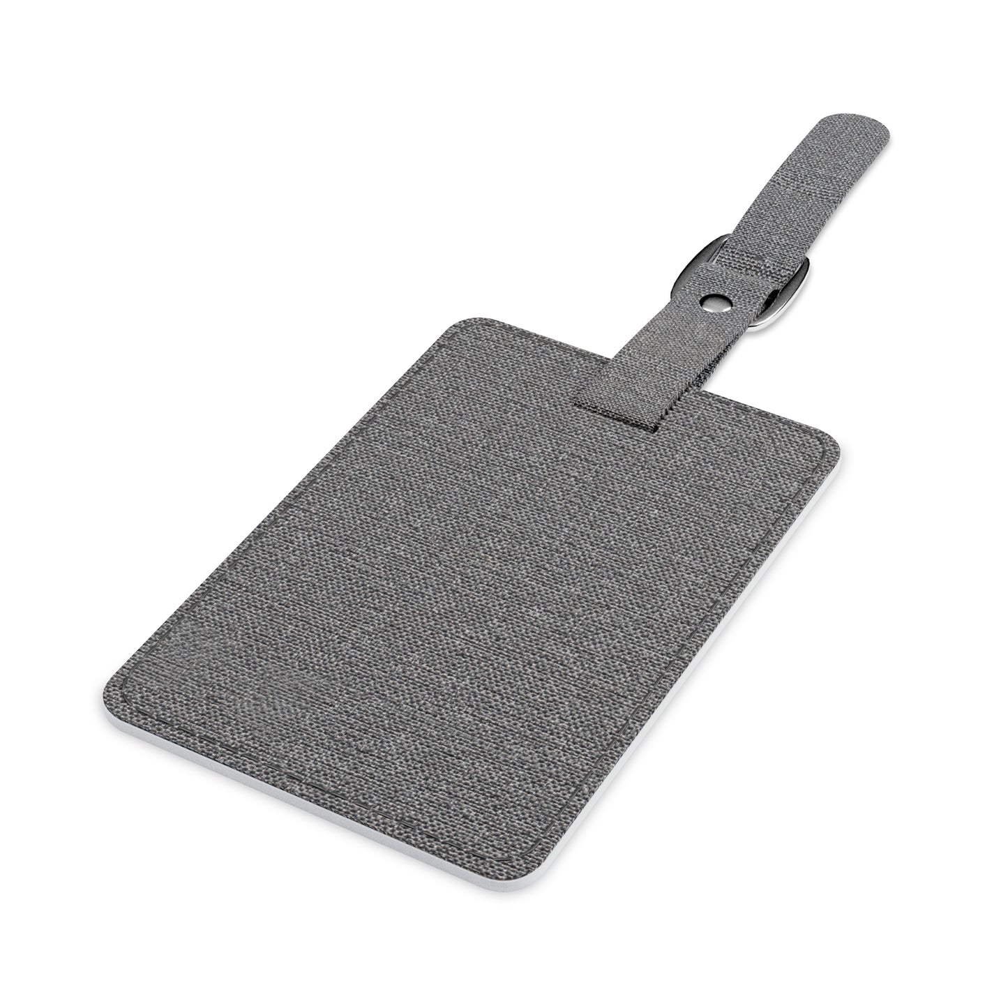 Personalized Saffiano Rectangle Luggage Tag – Custom Name & Contact ID