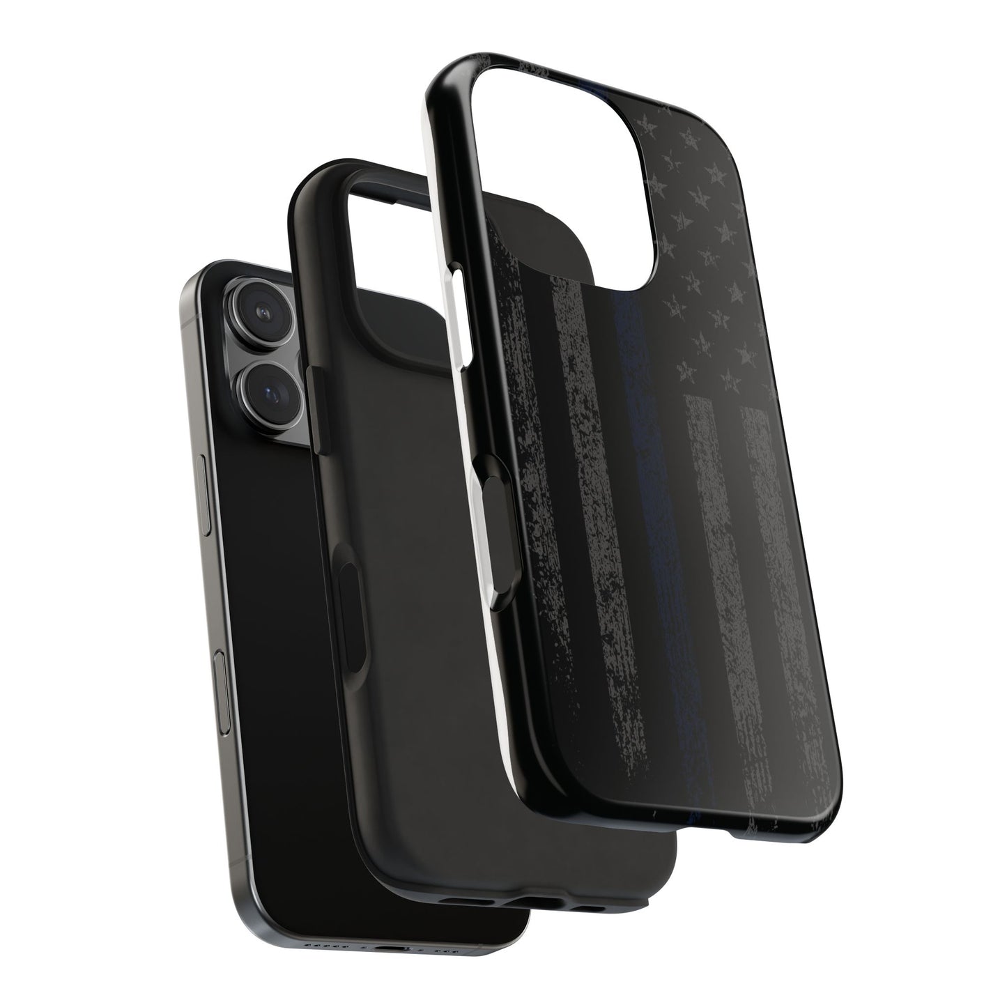 Phone Case - Made for the Mission Tough Case - Blue Line American Flag
