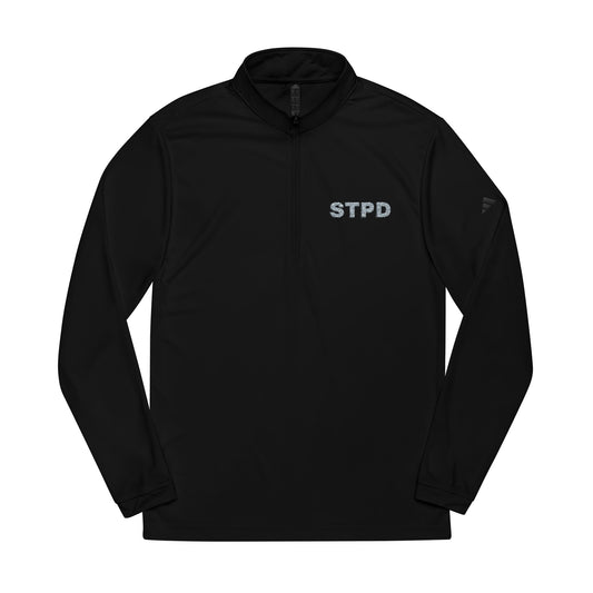 Embroidered Adidas® Quarter-Zip Pullover